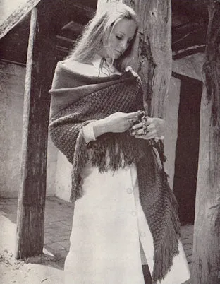 Patons 967 - 70s Crochet and Knitting Patterns for Women's Ponchos and Shawls - Instant Download PDF 24 pages