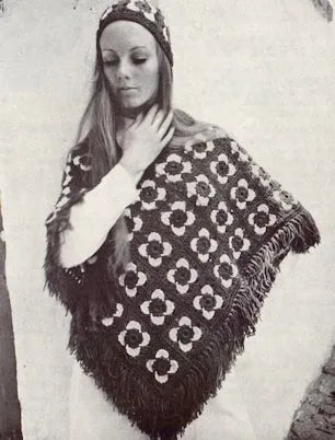 Patons 967 - 70s Crochet and Knitting Patterns for Women's Ponchos and Shawls - Instant Download PDF 24 pages