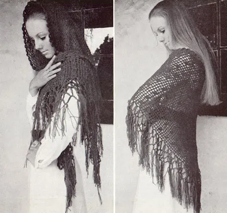 Patons 967 - 70s Crochet and Knitting Patterns for Women's Ponchos and Shawls - Instant Download PDF 24 pages