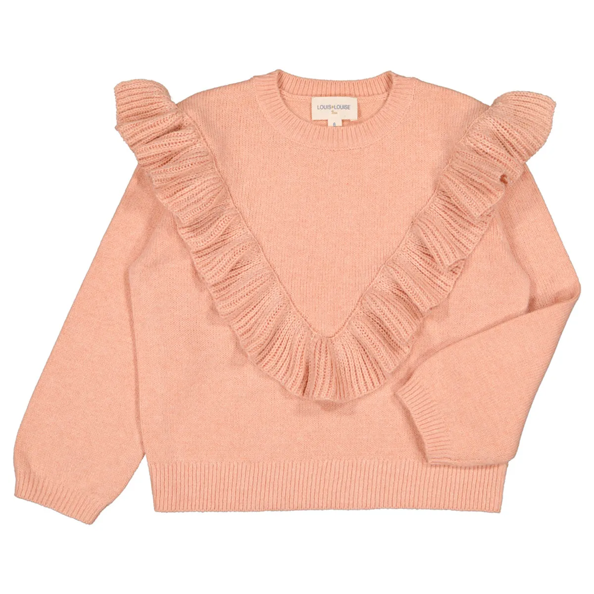 Pavlova Pink Ruffle Sweater