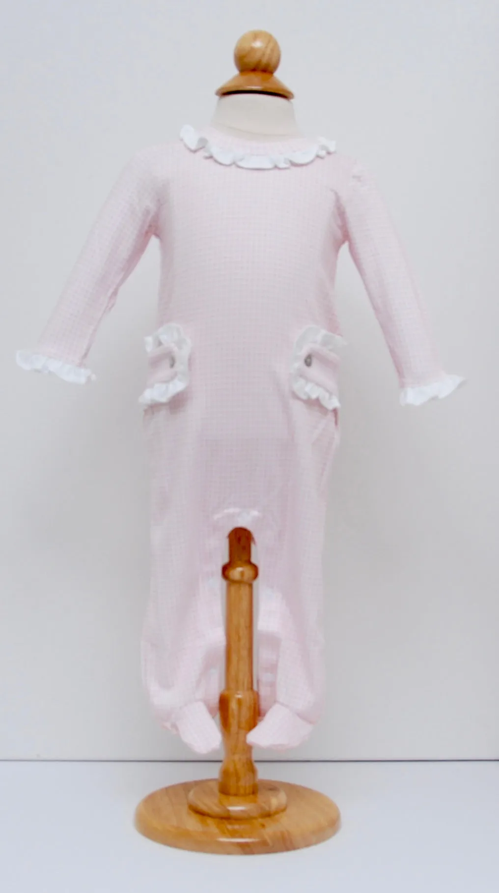 Petite Star Ruffled Footie