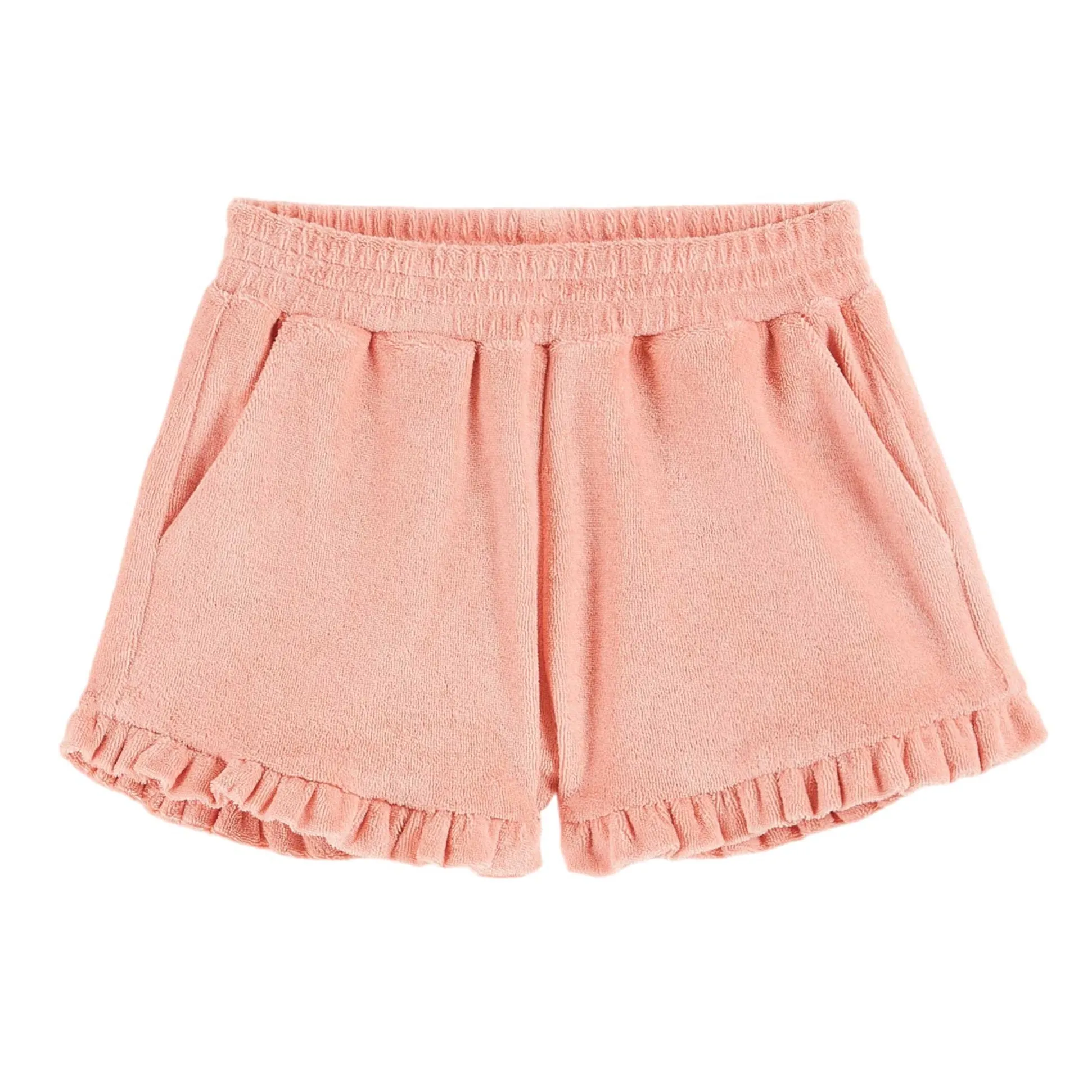 Pink Terrycloth Shorts