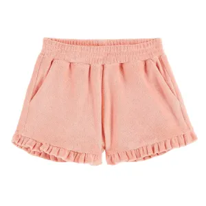Pink Terrycloth Shorts