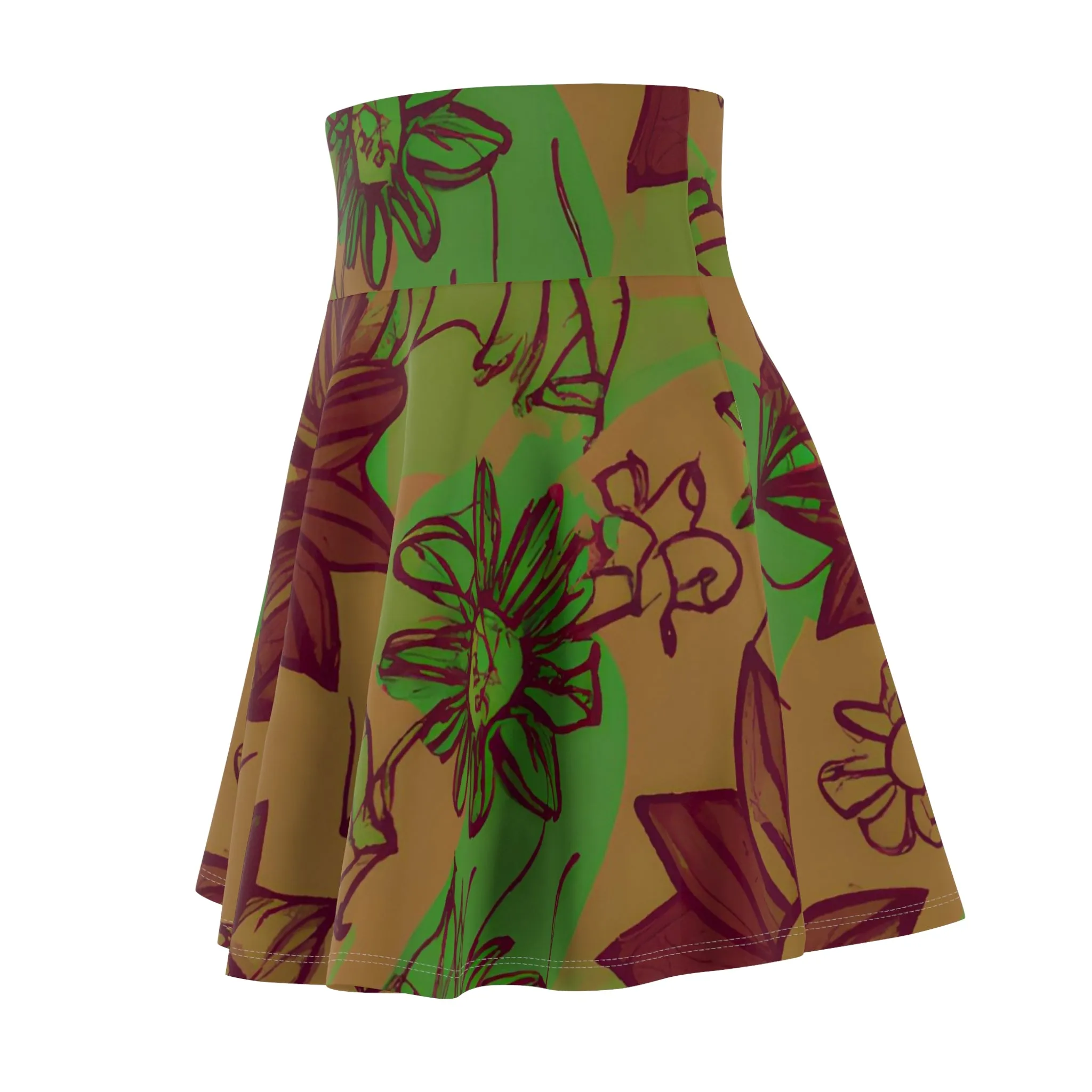 Planda Larry - Women's Skater Skirt