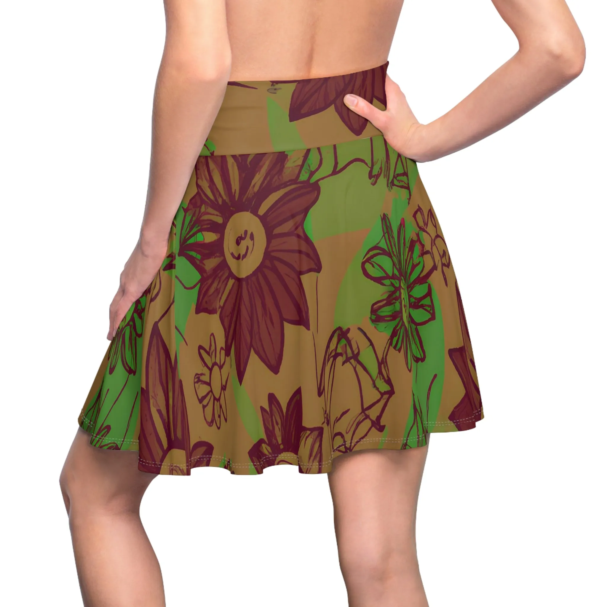 Planda Larry - Women's Skater Skirt