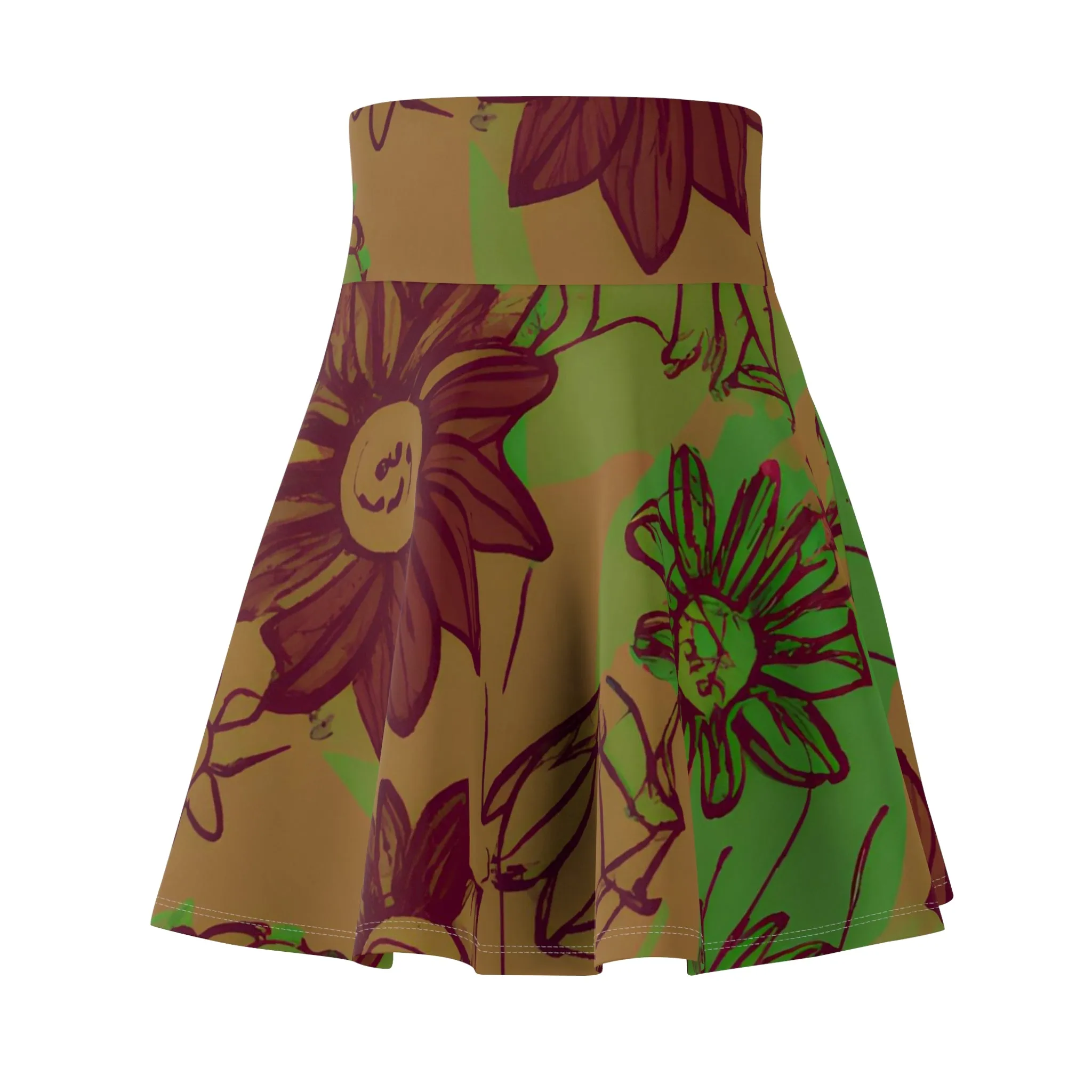 Planda Larry - Women's Skater Skirt