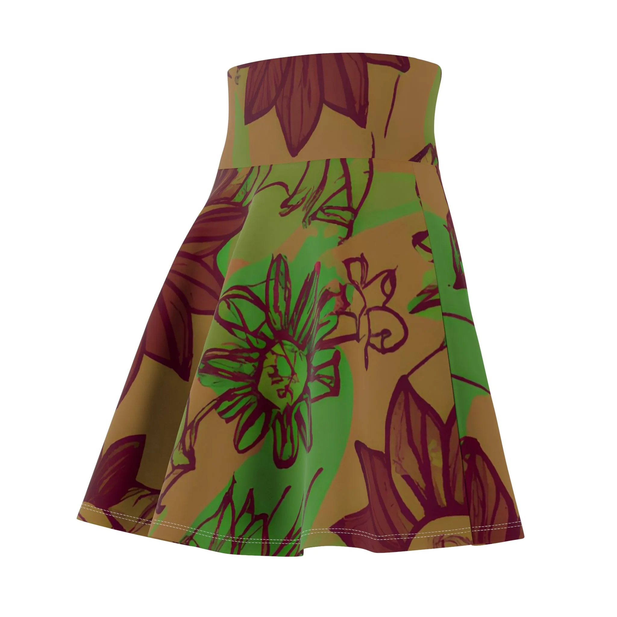 Planda Larry - Women's Skater Skirt