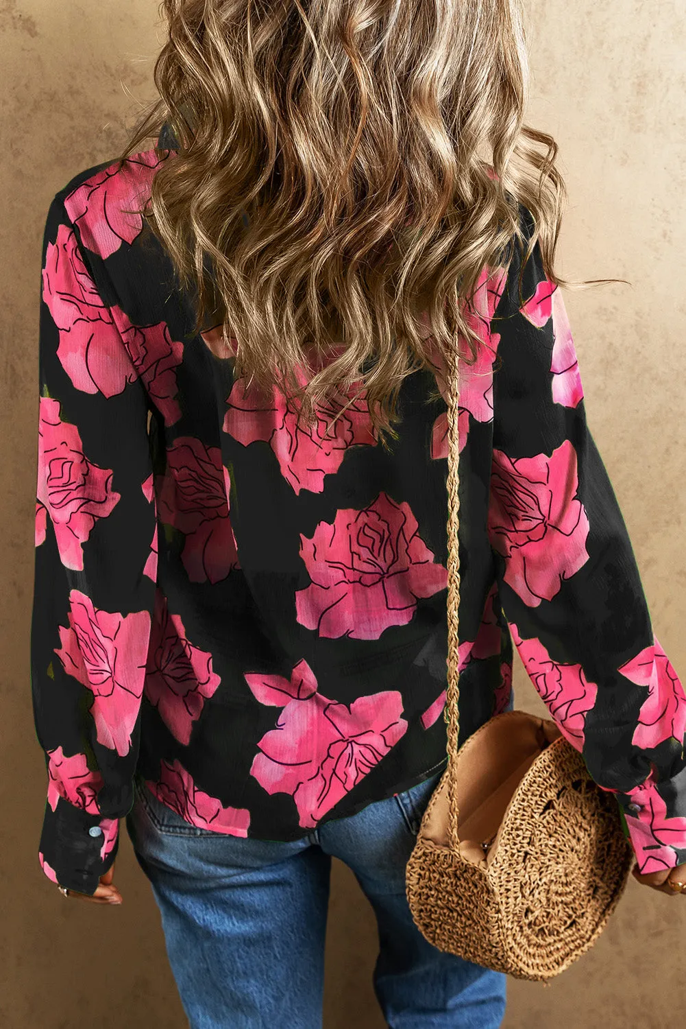 Pleated Detail Puff Sleeve Shirt