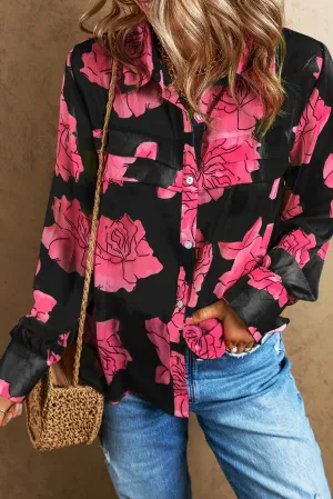 Pleated Detail Puff Sleeve Shirt