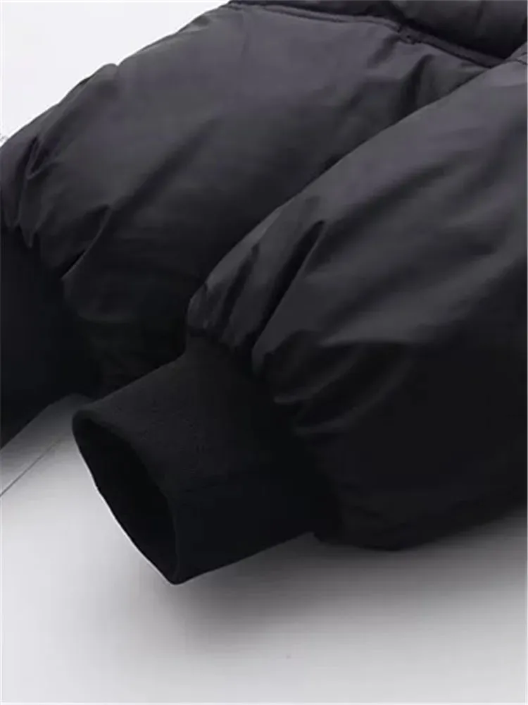Plus Size Women's Winter Puffer Jackets Hooded Long Thick Cotton Interlayer Inside Large Size 5XL Warm Coat