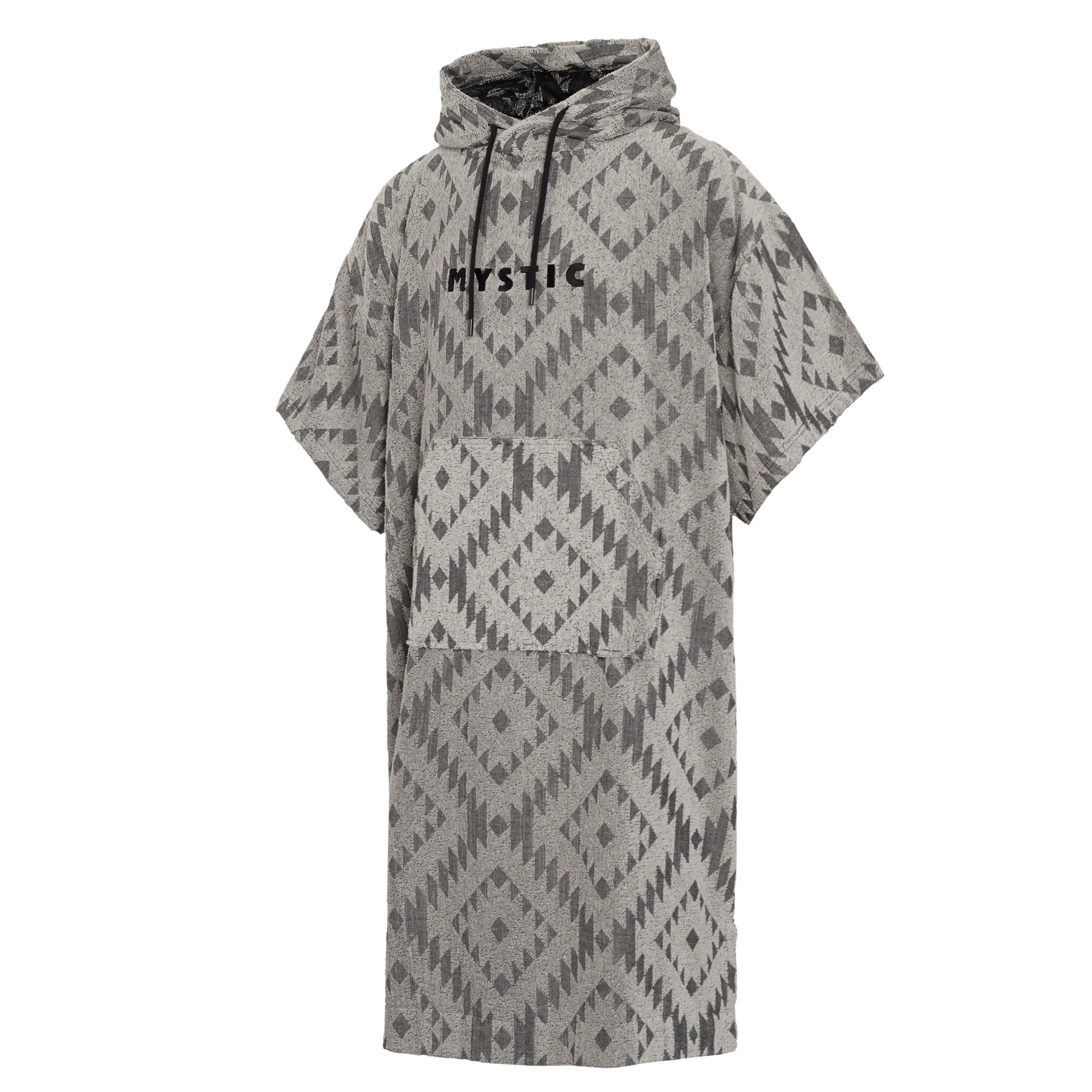 Poncho Jacquard - Black / White - 2024