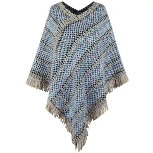 Ponchos for Women, Women Ponchos and Wraps Winter Retro Stylish Poncho Shawl for Women K424
