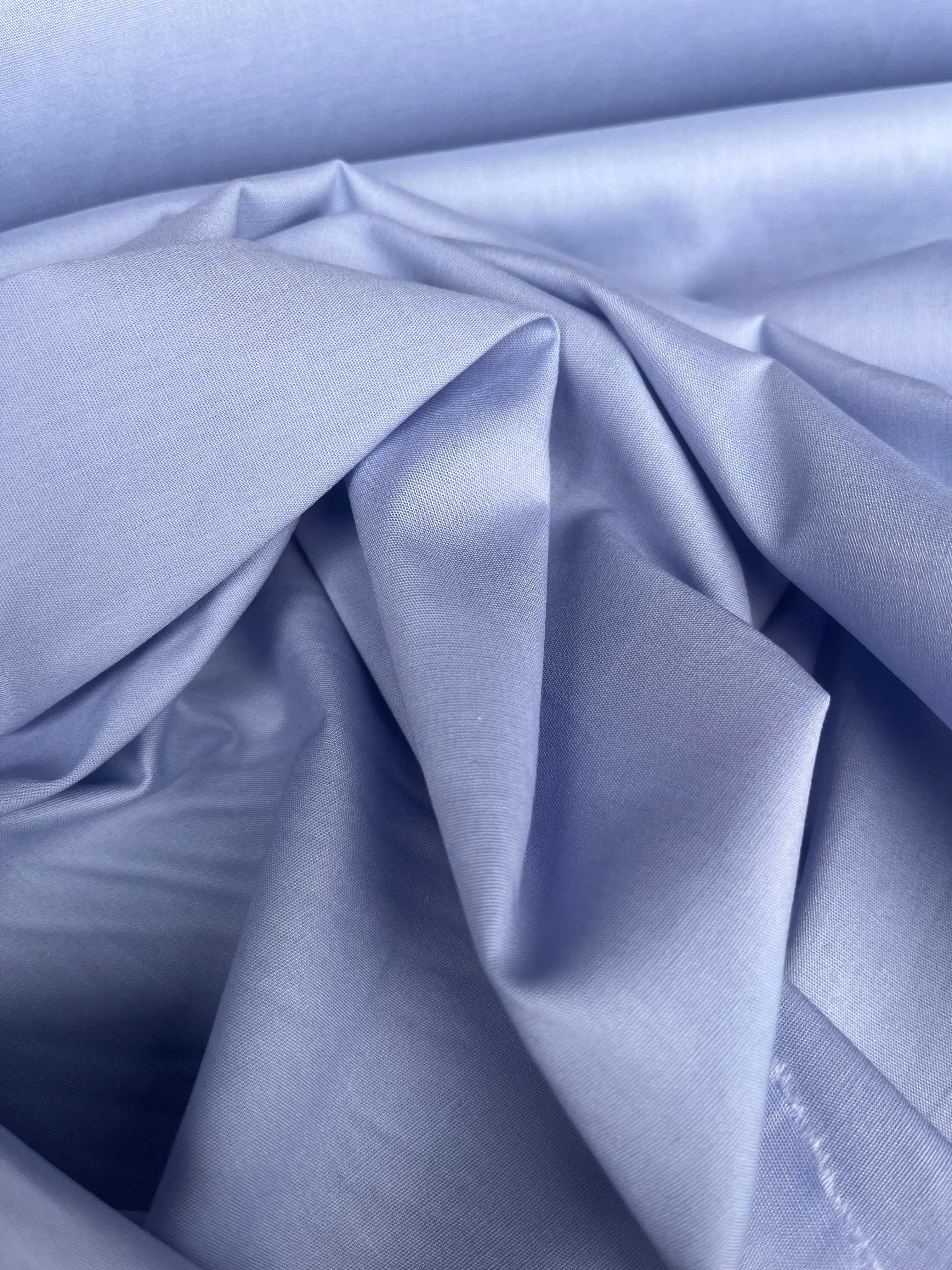 Poplin stretch prestige baby blue B02