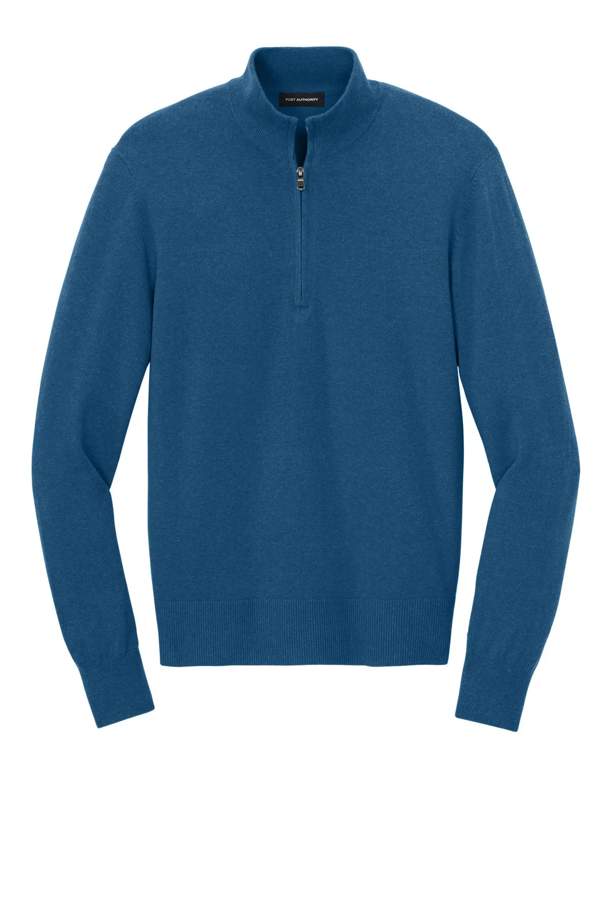 Port Authority Easy Care 1/4-Zip Sweater SW2900 Aegean Blue Heather