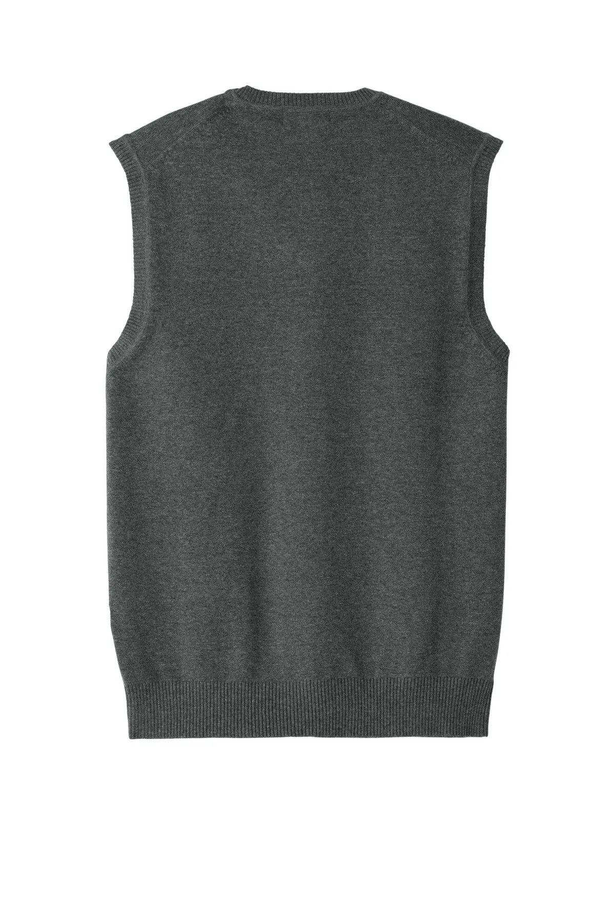 Port Authority Easy Care Sweater Vest SW2860 Charcoal Heather