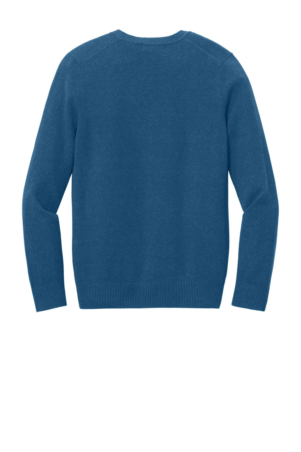 Port Authority Women's Easy Care V-Neck Sweater LSW2850 Aegean Blue Heather