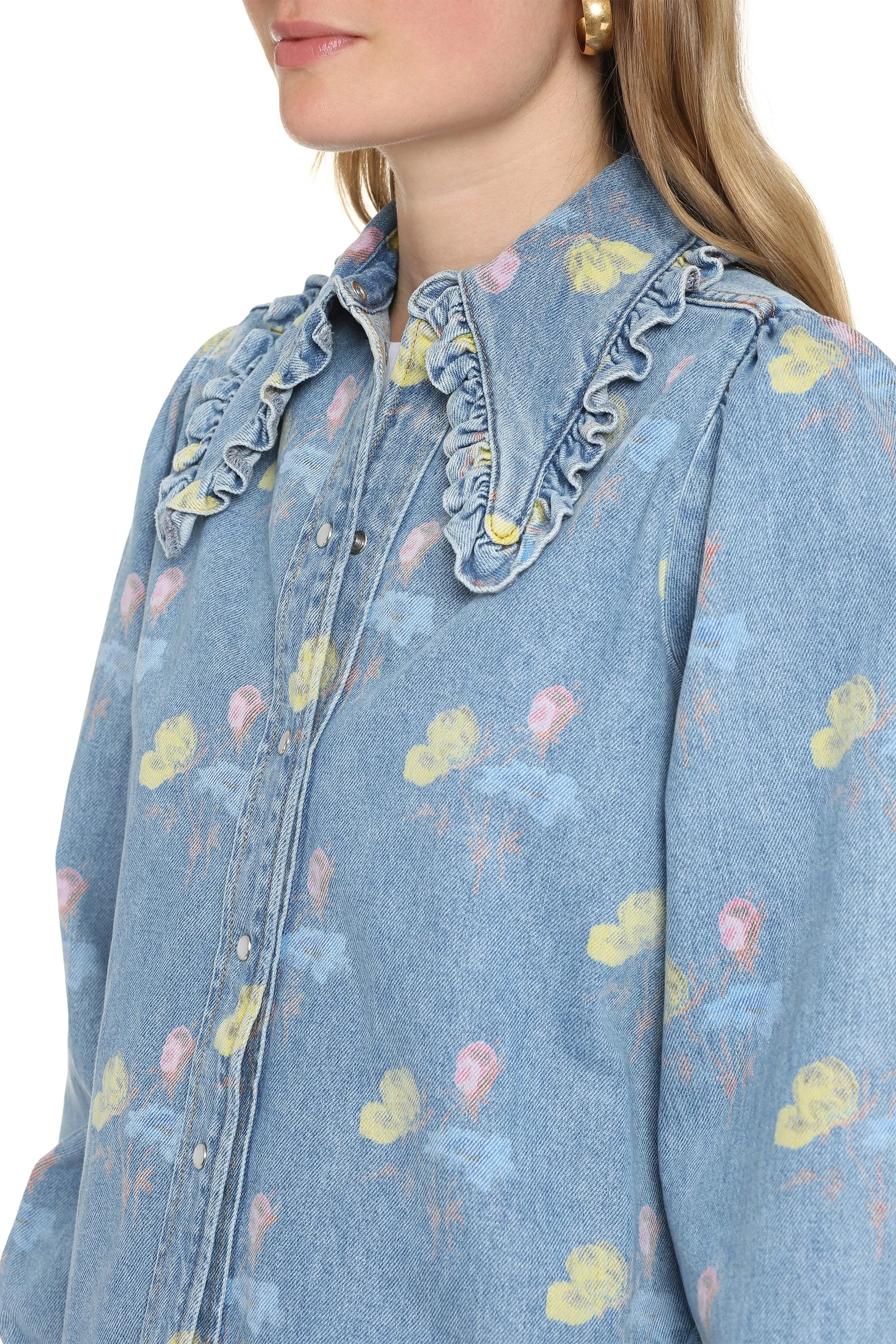 Printed cotton shirt