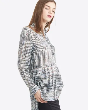 Printed  Silk Tunic