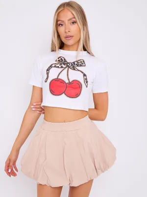 Puffball Mini Skirt