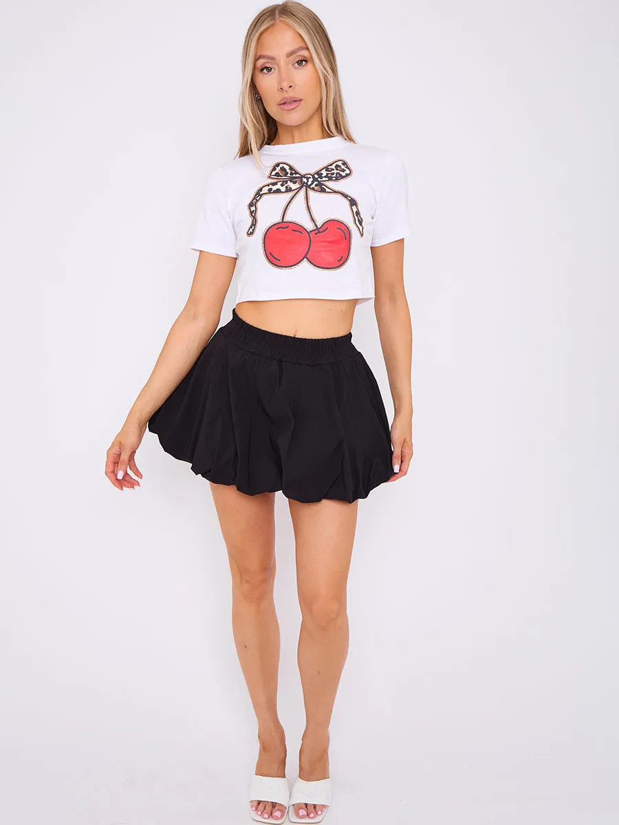 Puffball Mini Skirt