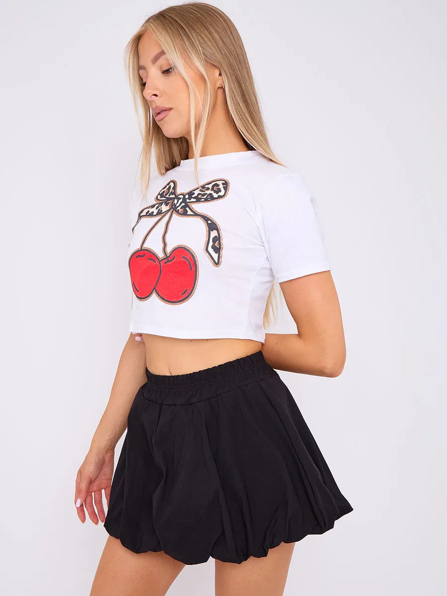 Puffball Mini Skirt