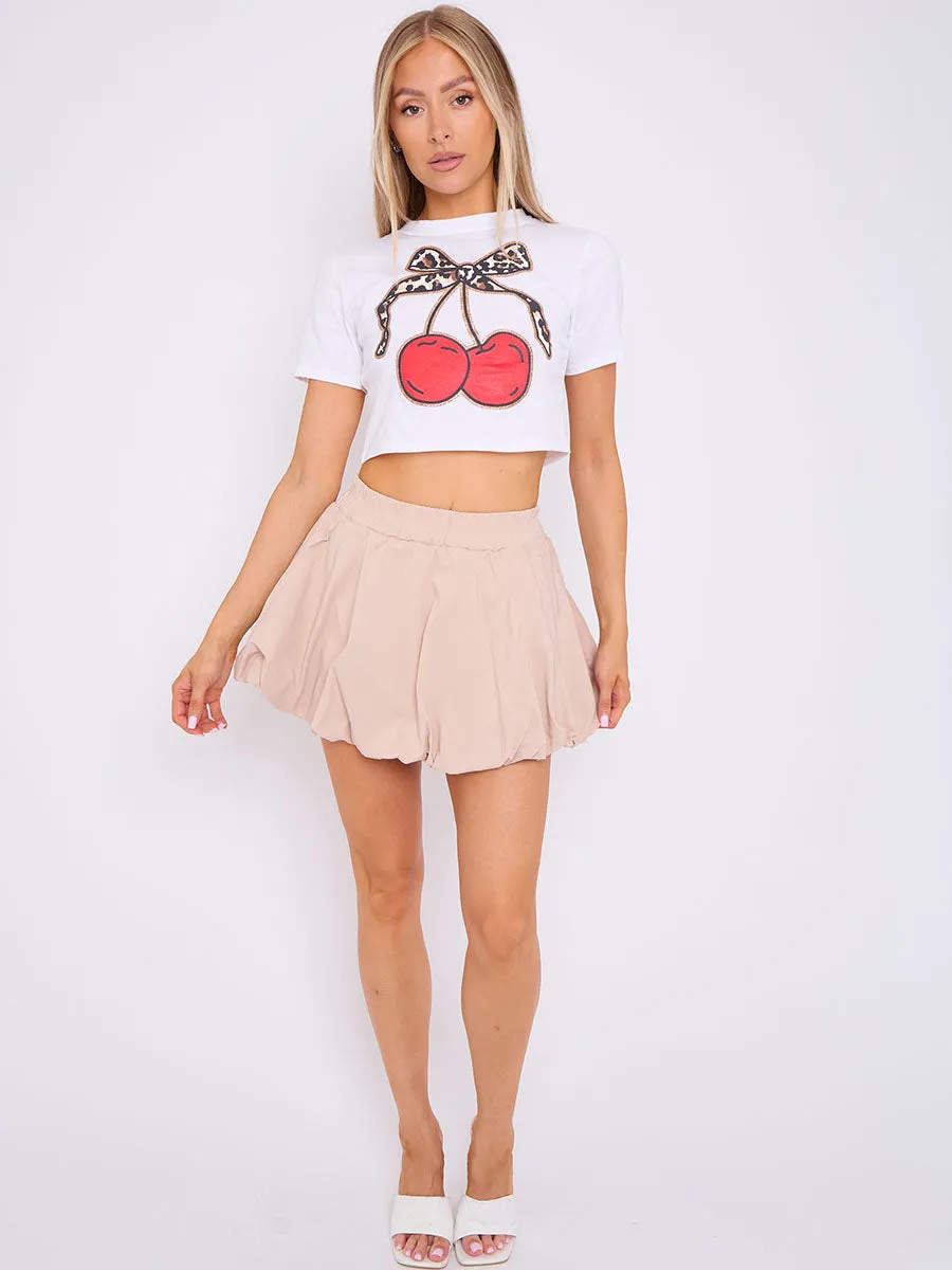 Puffball Mini Skirt