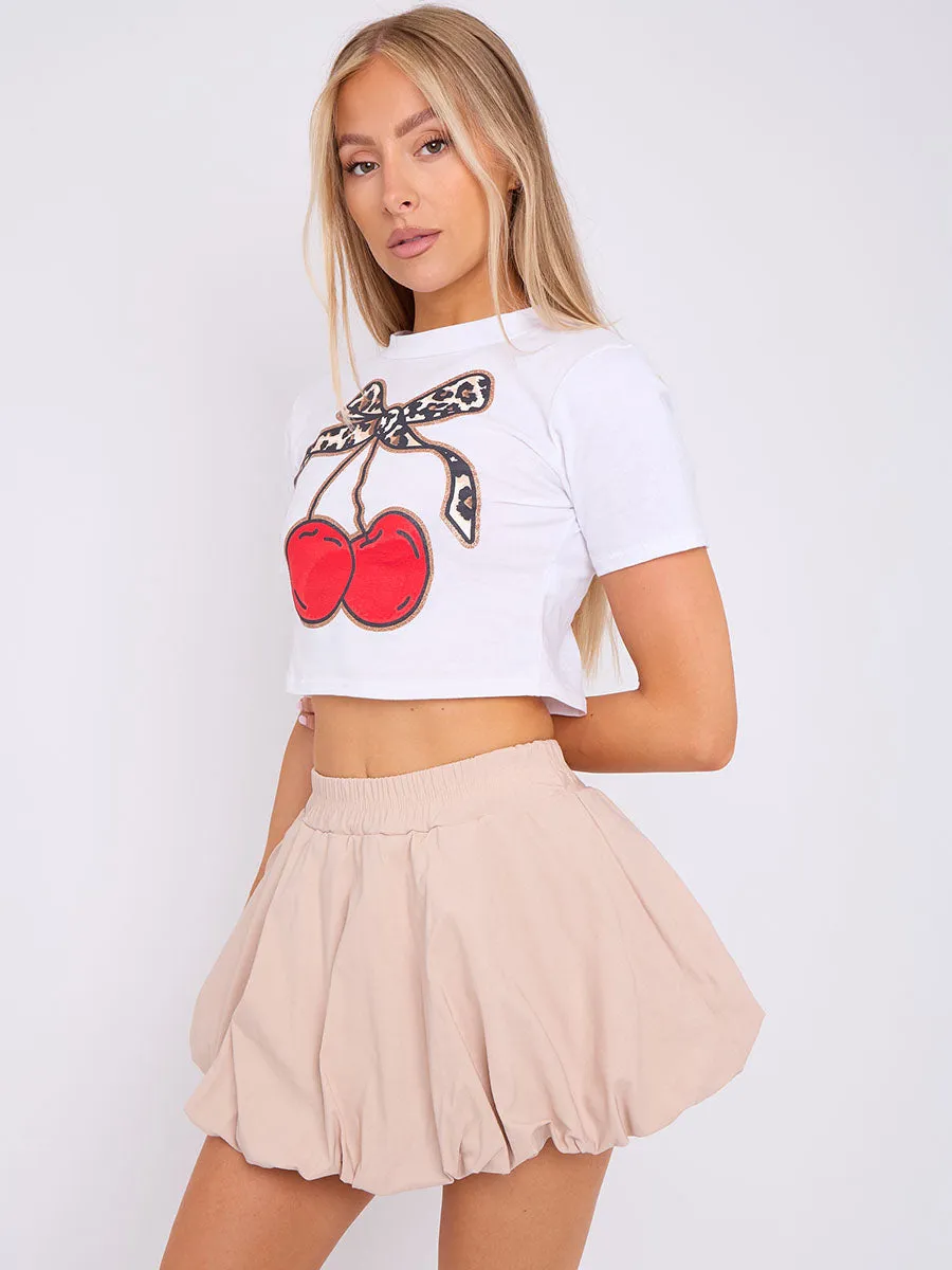 Puffball Mini Skirt