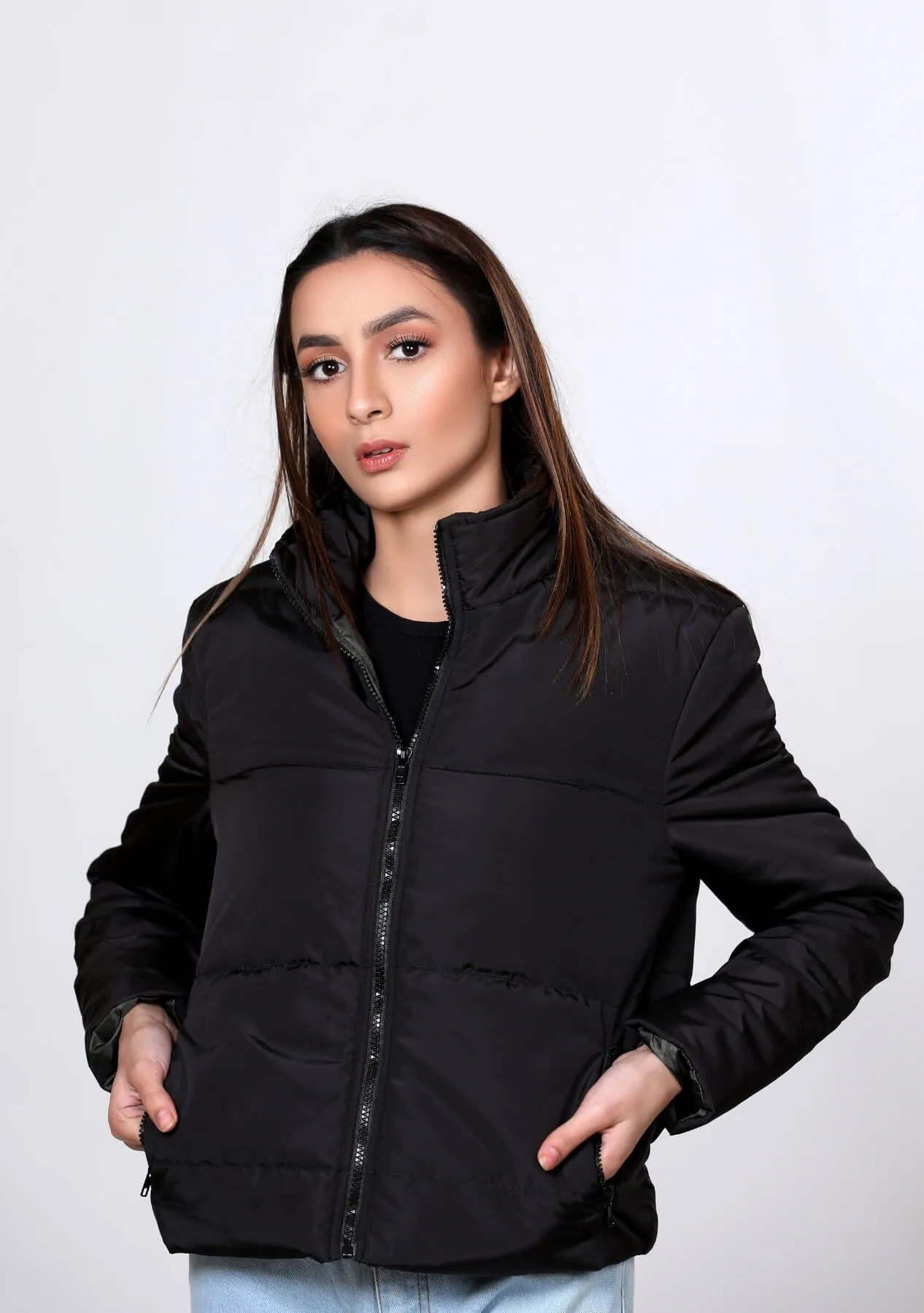 Puffer Jacket - Black