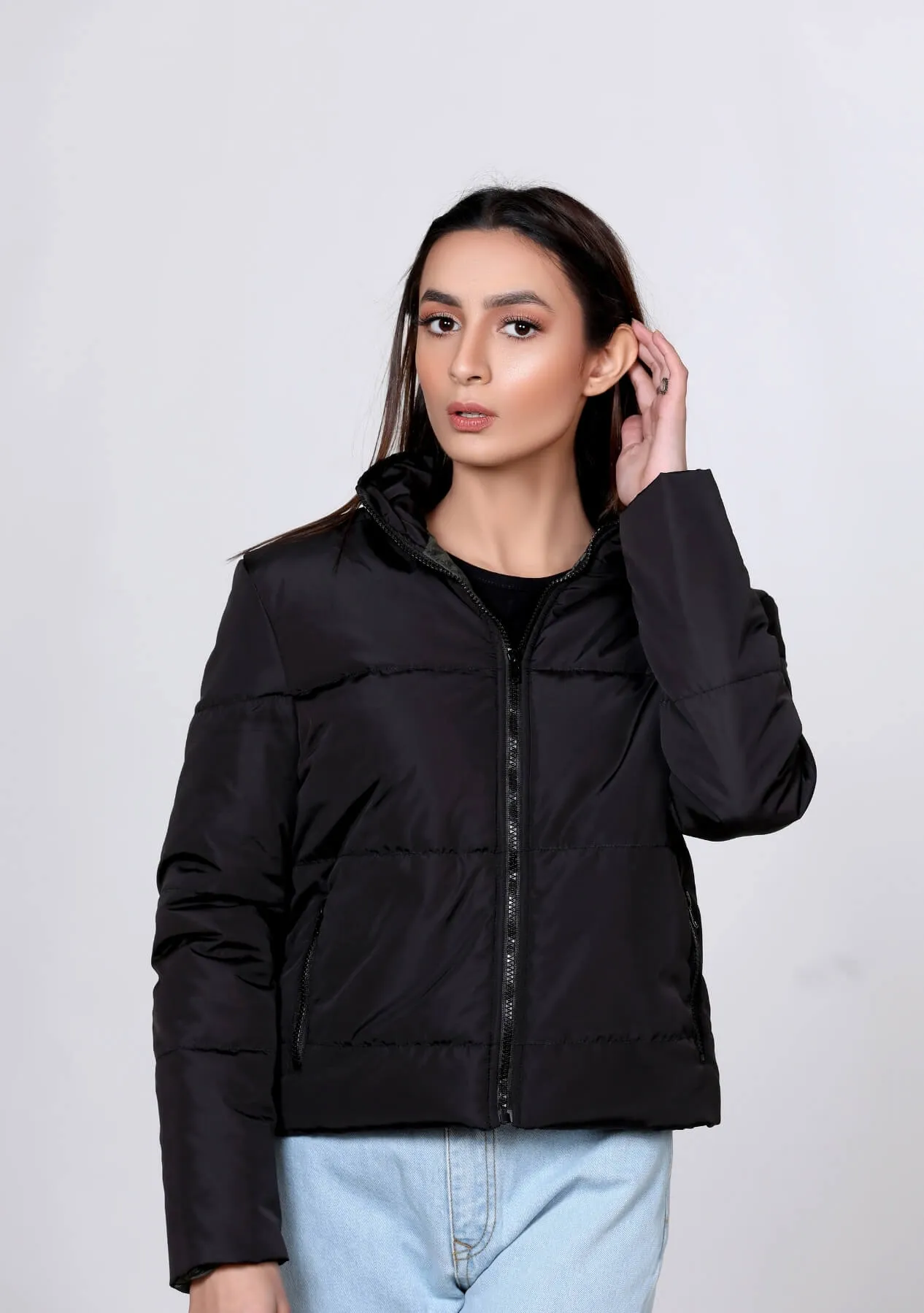 Puffer Jacket - Black