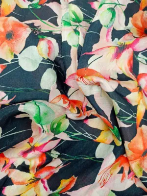 Pure Modal Soft Muslin Digital Printed Fabrics