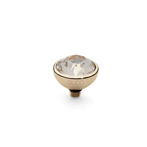 Qudo Bottone 10mm Gold Topper - Light Silk