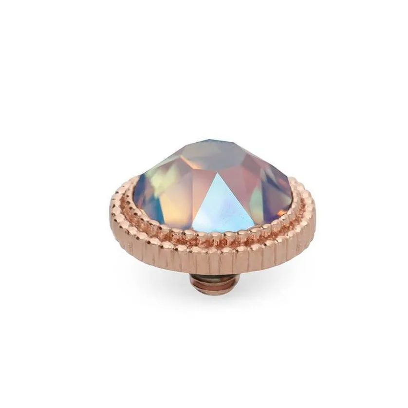 Qudo Fabero 10mm Rose Gold Topper - Silk Shimmer