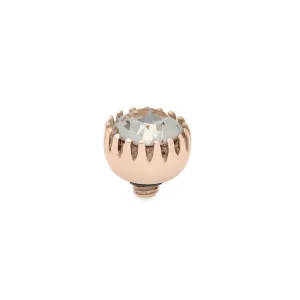 Qudo London 8mm Rose Gold Topper - Light Silk