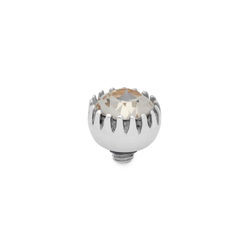 Qudo London 8mm Silver Topper - Light Silk