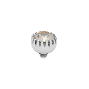 Qudo London 8mm Silver Topper - Light Silk