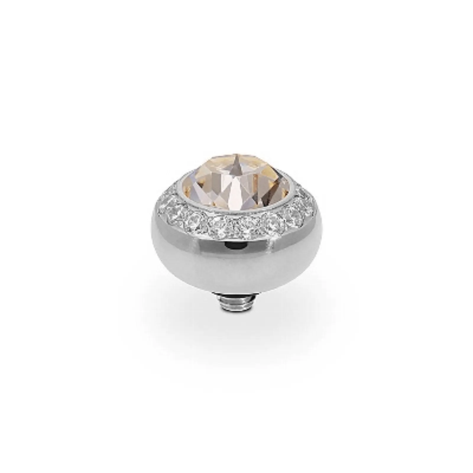 Qudo Tondo Deluxe 10mm Silver Topper - Silk