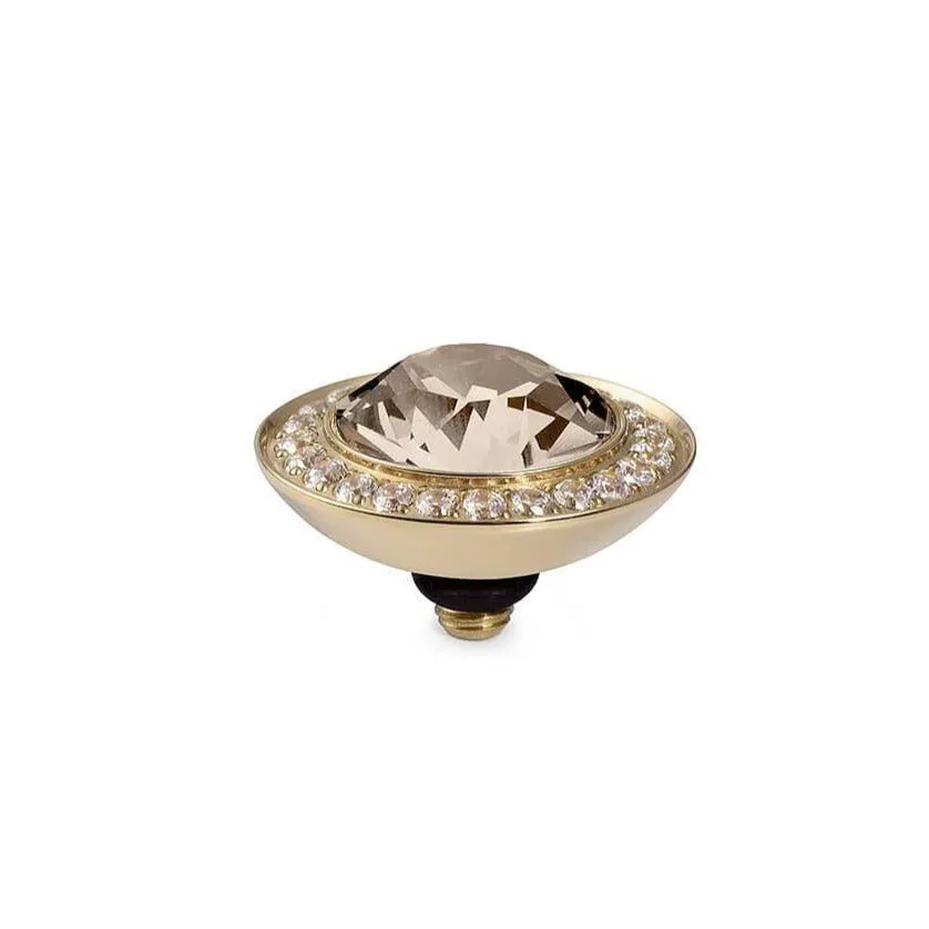 Qudo Tondo Deluxe 13mm Gold Topper - Silk