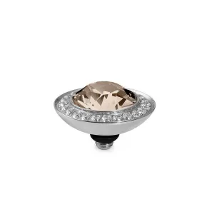 Qudo Tondo Deluxe 13mm Silver Topper - Silk
