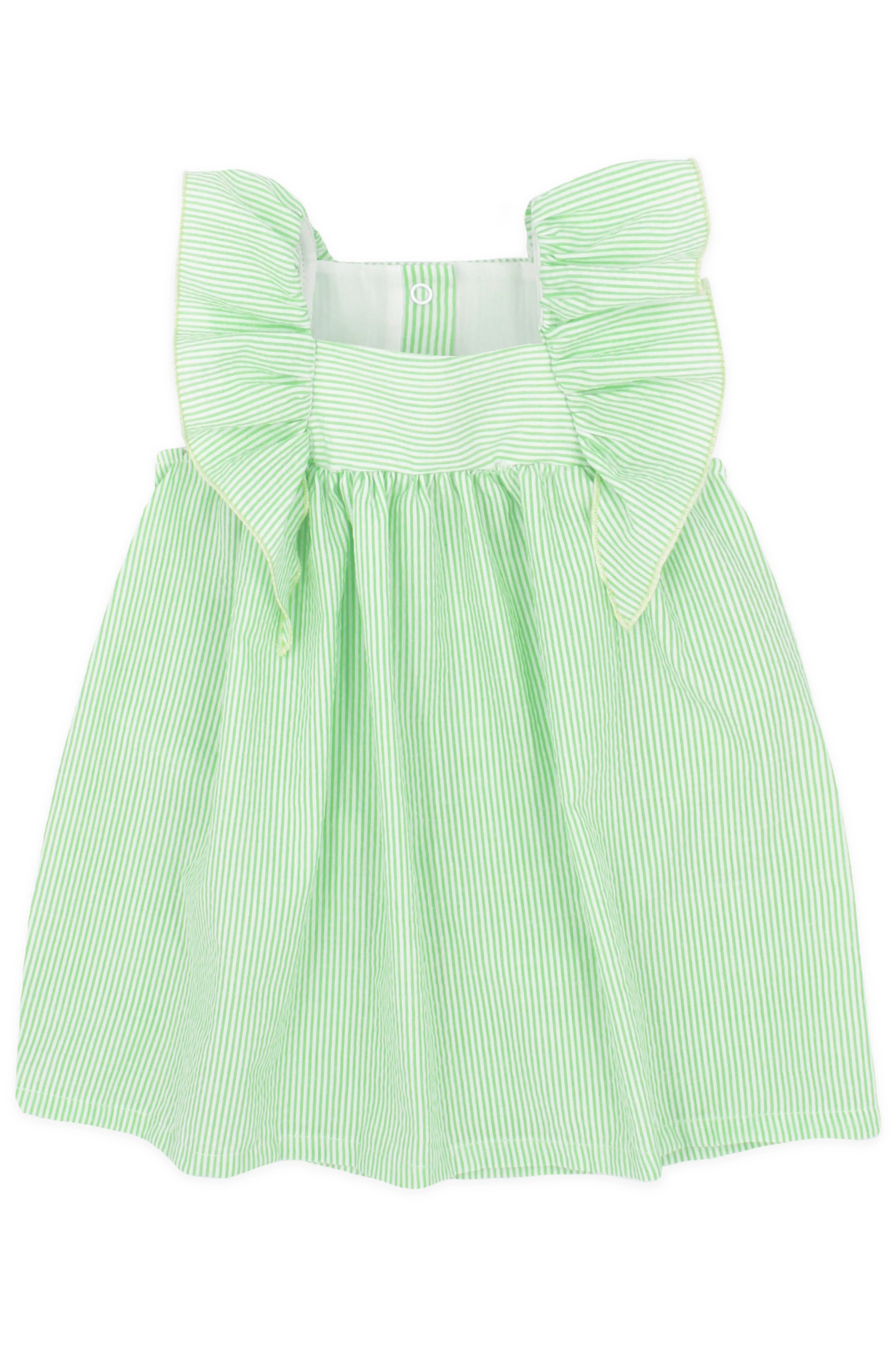 "Emmy" Green Stripe Dress