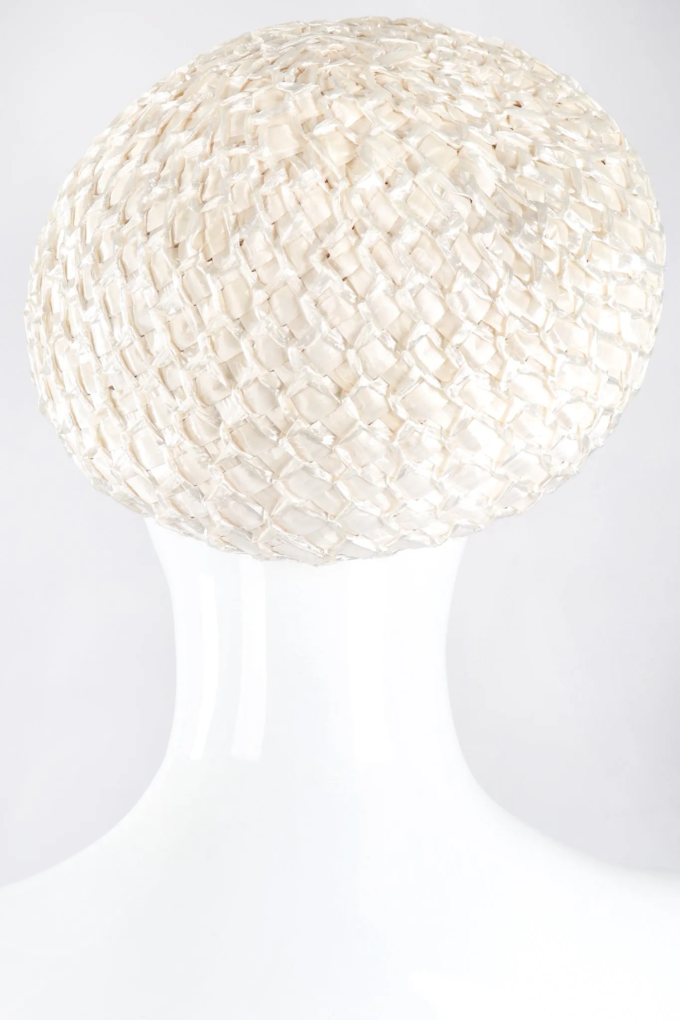 Raffia Pom Pom Hat