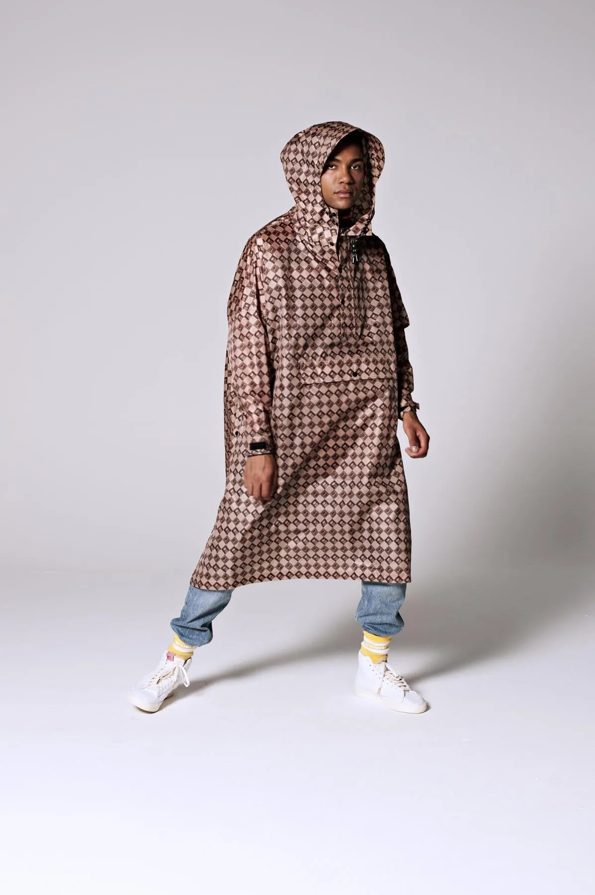RAINKISS Damier Poncho