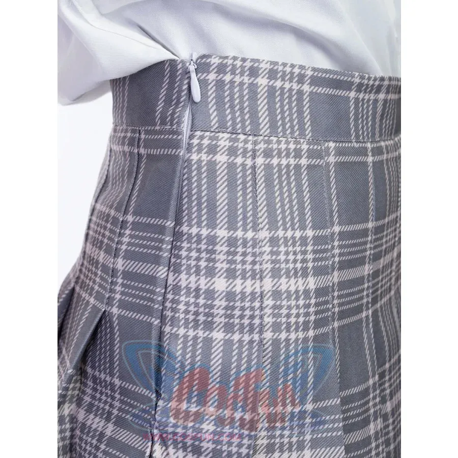 【READY TO SHIP】JK High Waist Yellow Plaid Pleated Skirts C00169