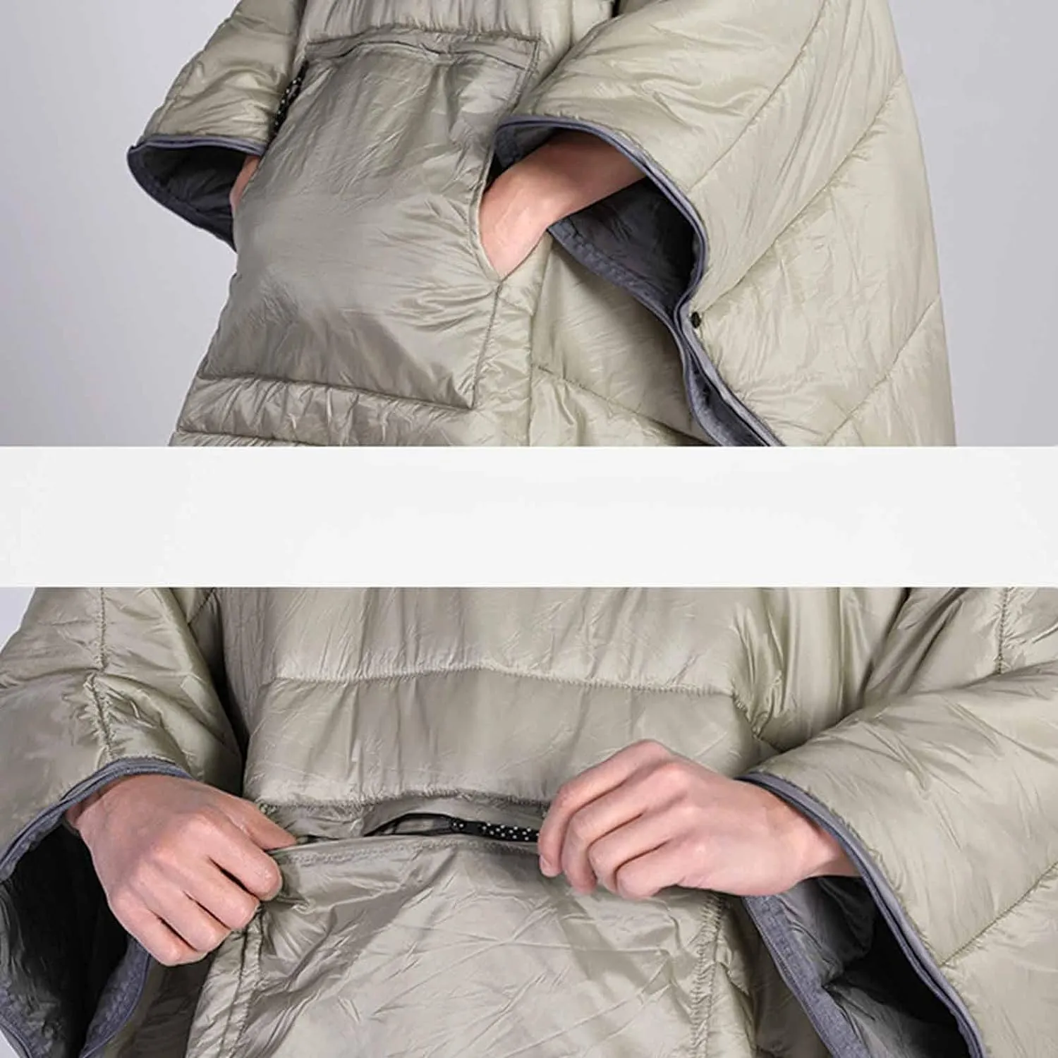 Recon GS2U De Luxe Multi Purpose Quilted 3-1 Poncho/Blanket/sleeping bag