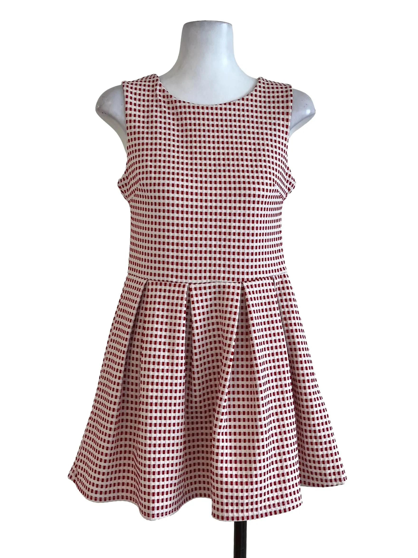 Red Printed Dress