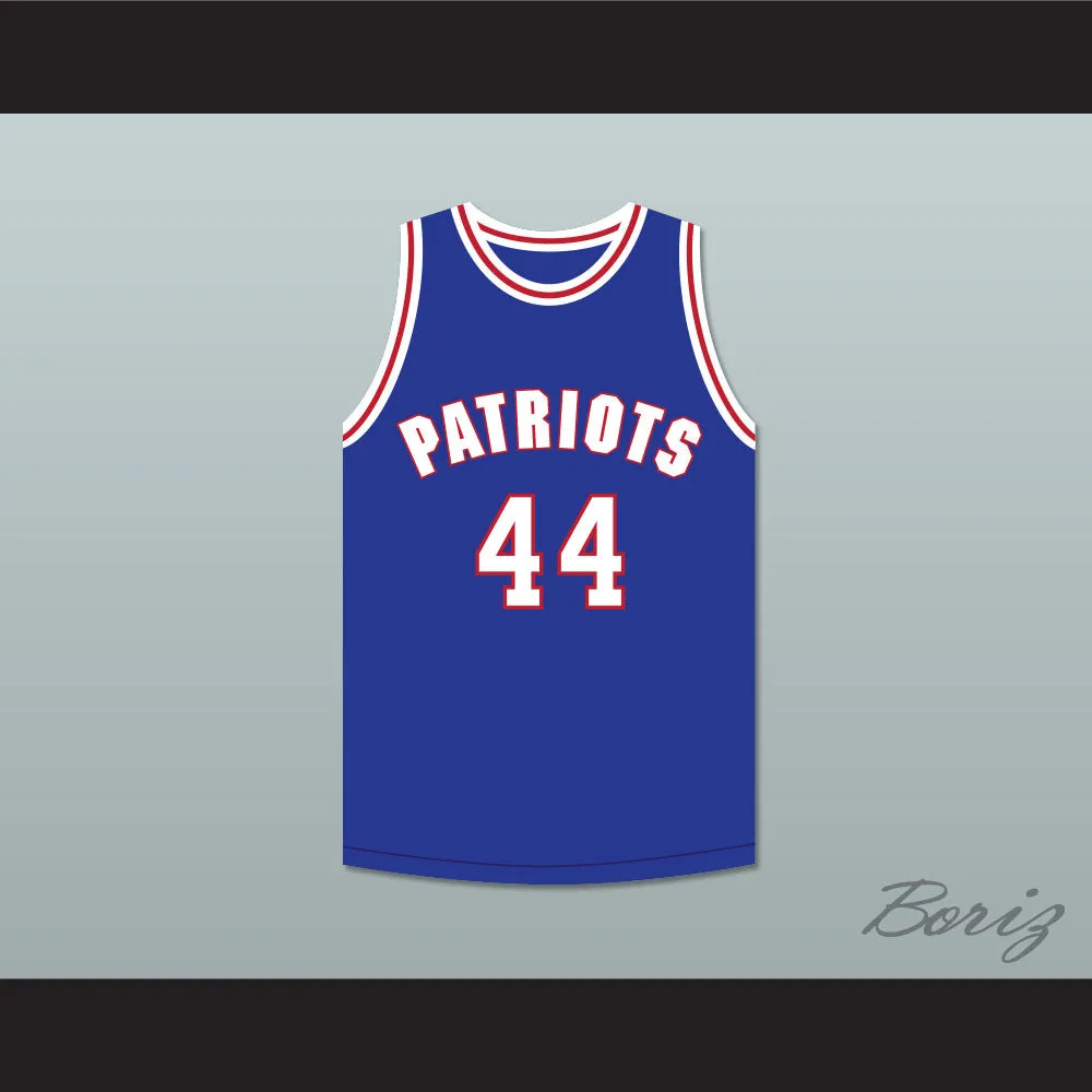 Reggie Reynolds 44 Will Foster High School Patriots Blue Basketball Jersey The Red Sneakers 1