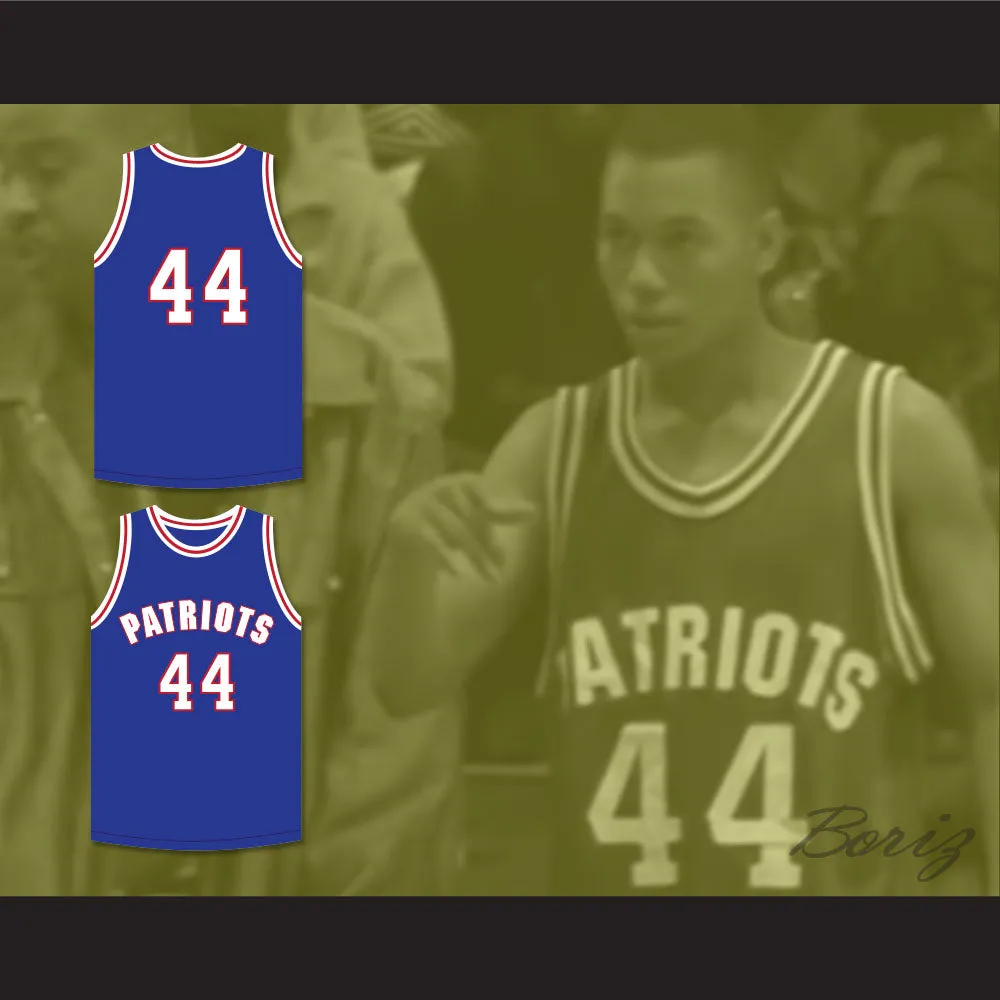 Reggie Reynolds 44 Will Foster High School Patriots Blue Basketball Jersey The Red Sneakers 1