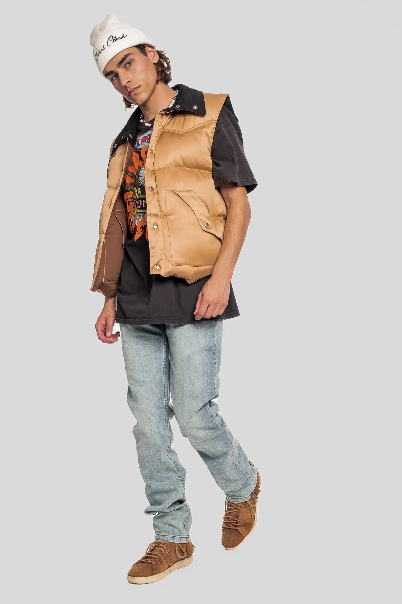 REVERSIBLE WEST COAST PUFFER VEST