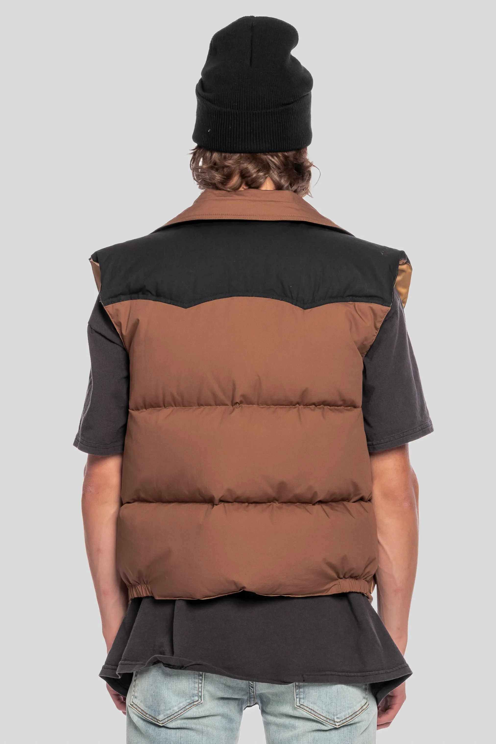 REVERSIBLE WEST COAST PUFFER VEST