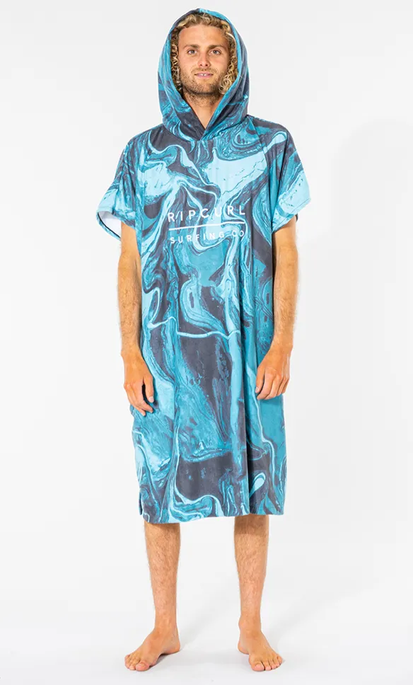 Rip Curl Mix Up Print Hooded Towel Poncho