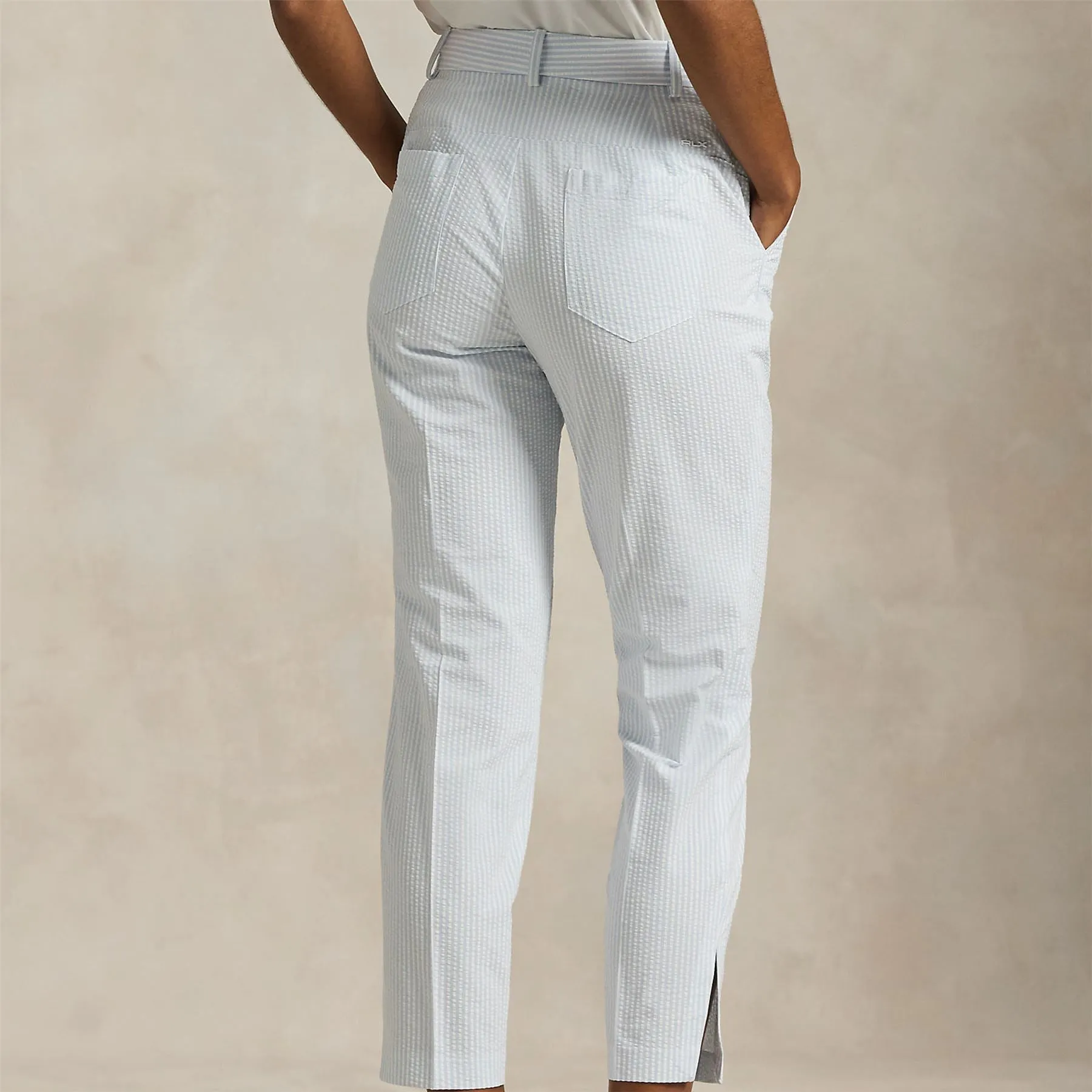 RLX Seersucker Skinny Pants Cold Spring/Ceramic White